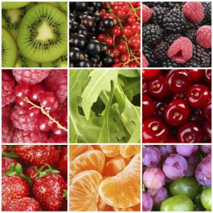 Various types of fruit