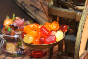 Candy in bowl
