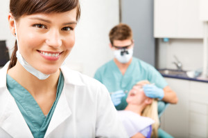 Dental Assistant smiling for picture
