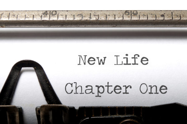 Typewriter "New Life - Chapter One"