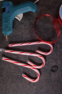 candy cane place card holders
